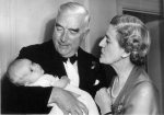 Grandparents: Dame Pattie and PM Menzies, holding Alec Menzies