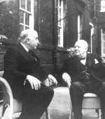 PM Menzies with British PM Sir Winston Churchill, 26 May