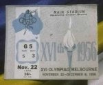 Ticket to the Melbourne Olympics