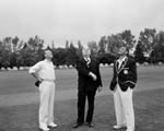 1951 PM Menzies tossing the coin West Indies v PMs XI