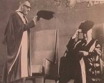 Arthur Calwell receives an Honorary Doctorate from the University of Melbourne